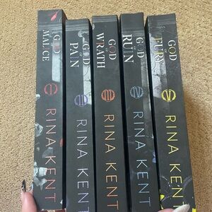 Book Set - Black with Multicolor Accents